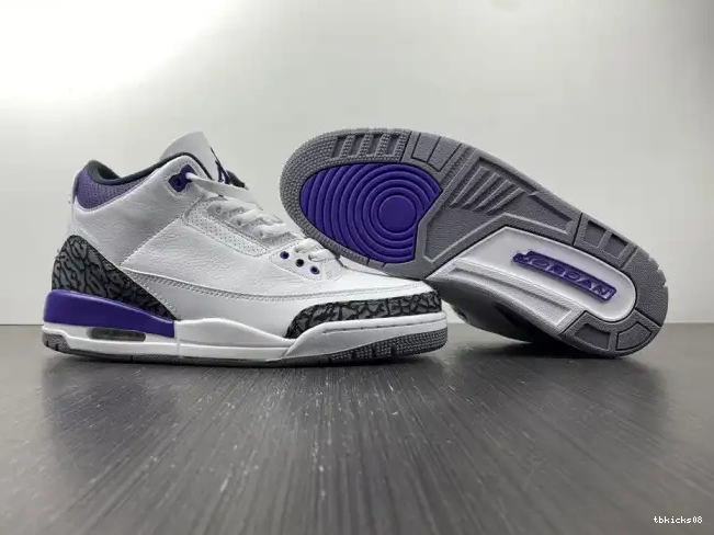 Cheap TBkick 3 'Dark Jordan Retro Iris' CT8532-105 Air 0608